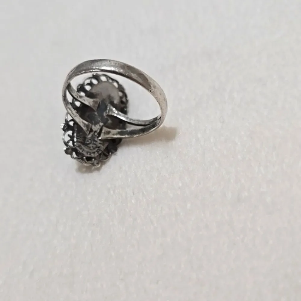 Vintage Navajo Turquoise Sterling Silver Ring